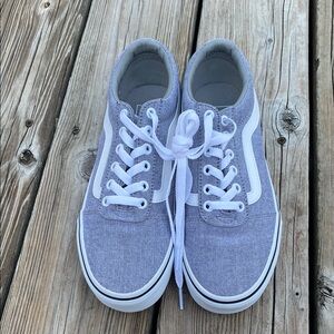 Vans  Gray Canvas Sneakers